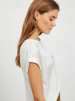 Vila Shirt "Viellette" Wit -Gstar Kleding Winkel vila shirt viellette wit 3