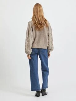 Vila Trui "Oa" Beige -Gstar Kleding Winkel vila trui oa beige 4