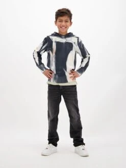 Vingino Hoodie "Nayati" Grijs/beige -Gstar Kleding Winkel vingino hoodie nayati grijs beige 2