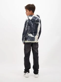 Vingino Hoodie "Nayati" Grijs/beige -Gstar Kleding Winkel vingino hoodie nayati grijs beige 3