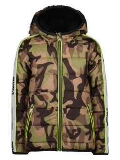 Vingino Omkeerbare Tussenjas "Teson" Kaki/beige