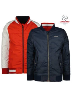 Vingino Omkeerbare Tussenjas "Turoni" Donkerblauw/rood