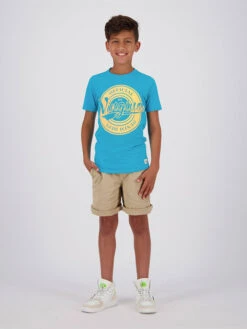 Vingino Shirt "Josh" Turquoise -Gstar Kleding Winkel vingino shirt josh turquoise 2