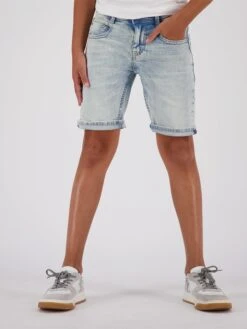 Vingino Spijkershort "Charlie" Lichtblauw -Gstar Kleding Winkel vingino spijkershort charlie lichtblauw 3