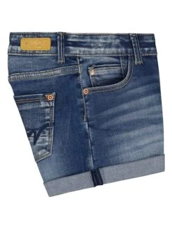 Vingino Spijkershort "Debby" Donkerblauw -Gstar Kleding Winkel vingino spijkershort debby donkerblauw 1