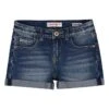 Vingino Spijkershort "Debby" Donkerblauw -Gstar Kleding Winkel vingino spijkershort debby donkerblauw