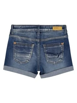 Vingino Spijkershort "Debby" Donkerblauw -Gstar Kleding Winkel vingino spijkershort debby donkerblauw 2