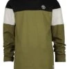 Vingino Sweatshirt "Javal" Kaki -Gstar Kleding Winkel vingino sweatshirt javal kaki