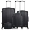 4-delige Hardcase-trolleyset "Tage" Zwart -Gstar Kleding Winkel wave paris 4 delige hardcase trolleyset tage zwart