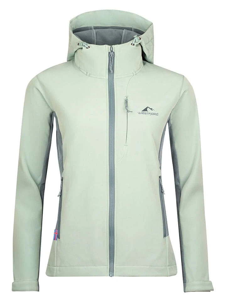 Softshelljas "Eldfjall XT" Mintgroen 3 Softshelljas "Eldfjall XT" Mintgroen