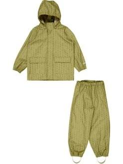 Wheat 2-delige Regenoutfit "Ola" Kaki