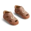 Wheat Leren Enkelsandalen "Pax" Bruin -Gstar Kleding Winkel wheat leren enkelsandalen pax bruin