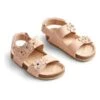 Wheat Leren Sandalen "Clare Flower" Lichtroze -Gstar Kleding Winkel wheat leren sandalen clare flower lichtroze