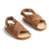 Wheat Suède Sandalen "Wan" Lichtbruin -Gstar Kleding Winkel wheat suede sandalen wan lichtbruin