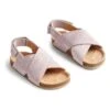 Wheat Suède Sandalen "Wan" Lichtroze -Gstar Kleding Winkel wheat suede sandalen wan lichtroze