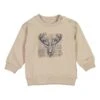 Wheat Sweatshirt "Deer" Beige -Gstar Kleding Winkel wheat sweatshirt deer beige