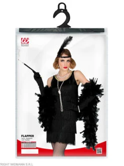 WIDMANN 2-delig Kostuum "20s Flapper" Zwart -Gstar Kleding Winkel widmann 2 delig kostuum 20s flapper zwart 4