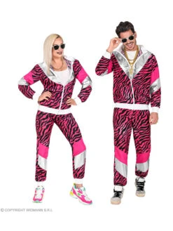 WIDMANN 2-delig Kostuum "80s Pink Tiger" Roze -Gstar Kleding Winkel widmann 2 delig kostuum 80s pink tiger roze 3