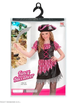 WIDMANN 2-delig Kostuum "Fancy Piraat" Zwart/roze -Gstar Kleding Winkel widmann 2 delig kostuum fancy piraat zwart roze 2