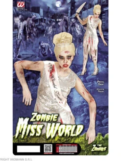 WIDMANN 2-delig Kostuum "MISS WORLD ZOMBIE" Wit 7 WIDMANN 2-delig Kostuum "MISS WORLD ZOMBIE" Wit -Gstar Kleding Winkel widmann 2 delig kostuum miss world zombie wit 2