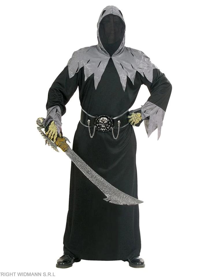 WIDMANN 2-delig Kostuum "SKULL WARLORD" Zwart 3 WIDMANN 2-delig Kostuum "SKULL WARLORD" Zwart