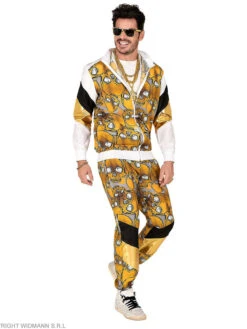 WIDMANN 2-delig Kostuum "Skulls" Goudkleurig -Gstar Kleding Winkel widmann 2 delig kostuum skulls goudkleurig 1