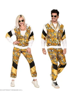 WIDMANN 2-delig Kostuum "Skulls" Goudkleurig -Gstar Kleding Winkel widmann 2 delig kostuum skulls goudkleurig 3