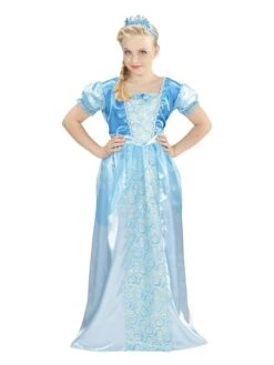 WIDMANN 2-delig Kostuum "Sneeuwprinses" Lichtblauw