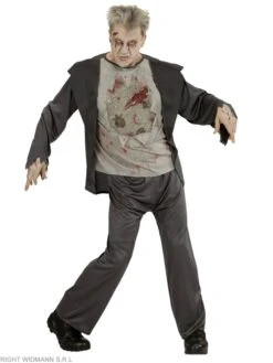 WIDMANN 2-delig Kostuum "ZOMBIE" Antraciet -Gstar Kleding Winkel widmann 2 delig kostuum zombie antraciet 1