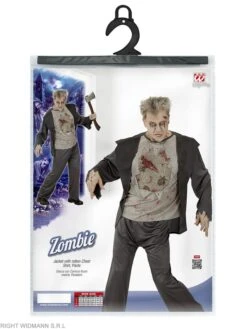 WIDMANN 2-delig Kostuum "ZOMBIE" Antraciet -Gstar Kleding Winkel widmann 2 delig kostuum zombie antraciet 3