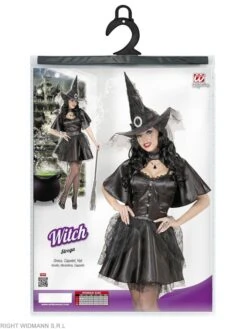 WIDMANN 3-delig Kostuum "HEKS" Zwart 7 WIDMANN 3-delig Kostuum "HEKS" Zwart -Gstar Kleding Winkel widmann 3 delig kostuum heks zwart 2