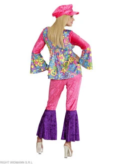 WIDMANN 3-delig Kostuum "Hippie Woman" Roze -Gstar Kleding Winkel widmann 3 delig kostuum hippie woman roze 2