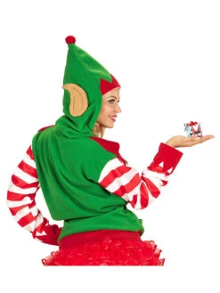 WIDMANN Kostuum "Santa's Kleine Hulpje" Groen/rood -Gstar Kleding Winkel widmann kostuum santas kleine hulpje groen rood 2