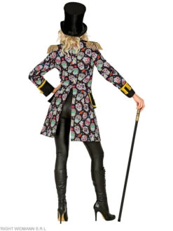 WIDMANN Kostuumfrack "DIA DE LOS MUERTOS PARADEFRACK" Zwart/meerkleurig -Gstar Kleding Winkel widmann kostuumfrack dia de los muertos paradefrack zwart meerkleurig 1