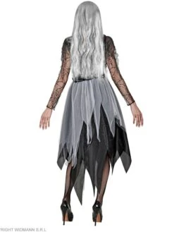 WIDMANN Kostuumjurk "GHOSTLY SPIRIT" Zwart/grijs -Gstar Kleding Winkel widmann kostuumjurk ghostly spirit zwart grijs 2