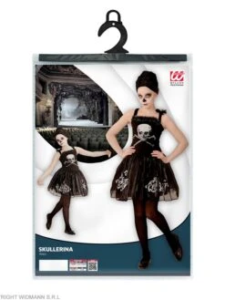WIDMANN Kostuumjurk "SKULLERINA" Zwart -Gstar Kleding Winkel widmann kostuumjurk skullerina zwart 3