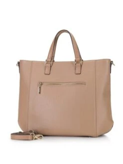 Leren Handtas Beige - (B)37 X (H)31,5 X (D)3 Cm -Gstar Kleding Winkel wittchen leren handtas beige b 37 x h 31 5 x d 3 cm 1