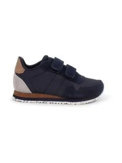 Woden Sneakers "Nor Suede" Donkerblauw
