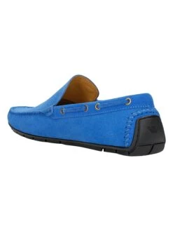 Leren Mocassins Blauw -Gstar Kleding Winkel wojas leren mocassins blauw 2