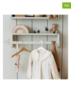 2-delige Set: Wandmeubels Lichtgrijs - (L)60 X (B)10 Cm