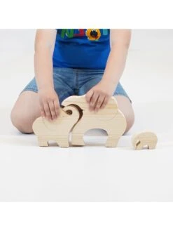 Houten 3D-puzzel - Vanaf 2 Jaar -Gstar Kleding Winkel woody kids houten 3d puzzel vanaf 2 jaar 1