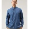 Woolrich Blouse "Classic" - Regular Fit - Blauw -Gstar Kleding Winkel woolrich blouse classic regular fit blauw