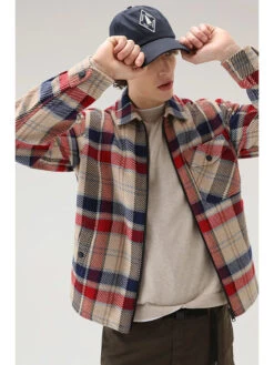 Woolrich Blousejas "Timber" Rood/blauw/beige 8 Woolrich Blousejas "Timber" Rood/blauw/beige -Gstar Kleding Winkel woolrich blousejas timber rood blauw beige 2