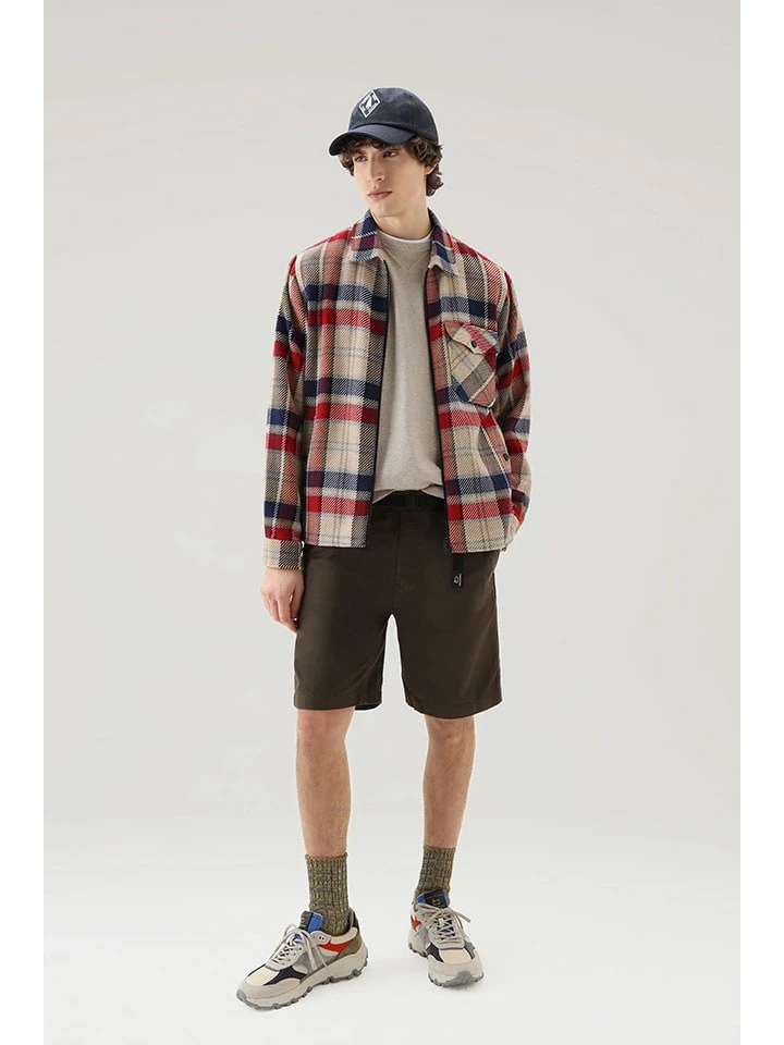 Woolrich Blousejas "Timber" Rood/blauw/beige 6 Woolrich Blousejas "Timber" Rood/blauw/beige - Afbeelding 4