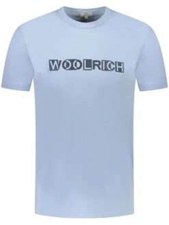 Woolrich Shirt "Intarsia" Lichtblauw