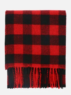 Woolrich Sjaal Met Aandeel Wol Rood/zwart -Gstar Kleding Winkel woolrich sjaal met aandeel wol rood zwart 1