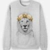 Sweatshirt "Festival Lion Autumn" Grijs -Gstar Kleding Winkel wooop sweatshirt festival lion autumn grijs