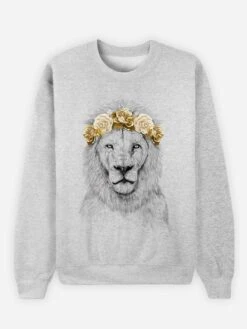 Sweatshirt "Festival Lion Autumn" Grijs