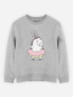 Sweatshirt "Licorne" Grijs