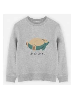 Sweatshirt "Nope" Grijs